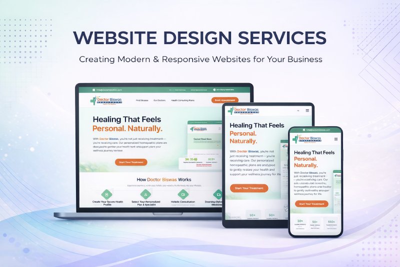Professional Website Design Services, Stunning, User-Friendly & Responsive Designs