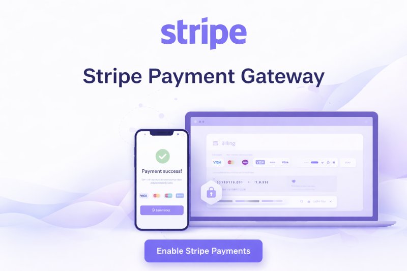 Stripe Payment Gateway API Setup, Secure Online Payment Integration, Fast & Professional